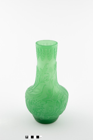 Green Acid Cutback Vase