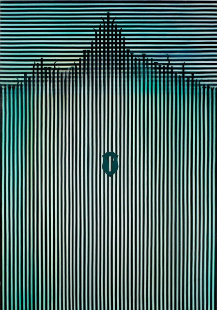 Non objective op imagery -stripes.